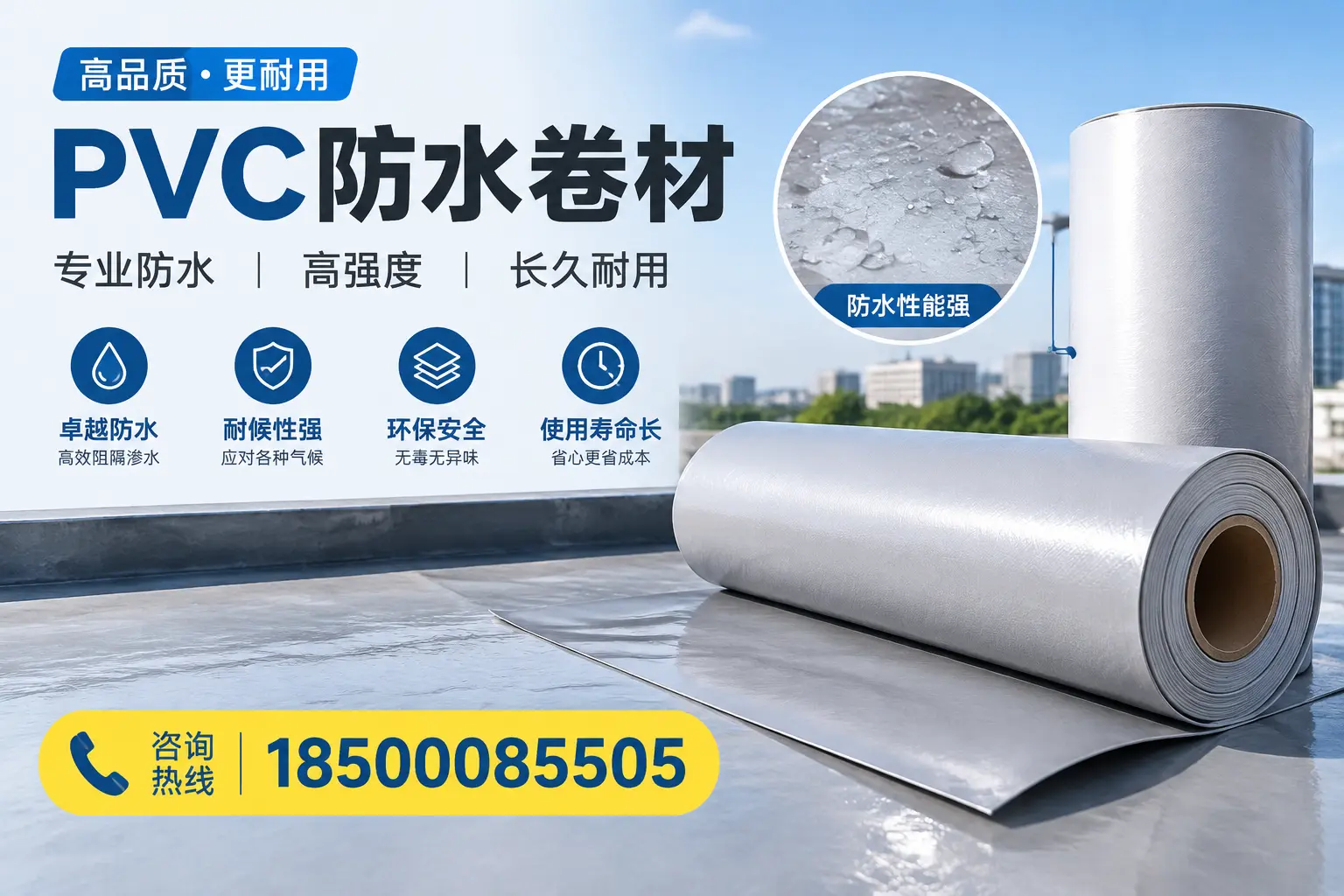 PVC防水卷材的安装方法与注意事项，兰州用户必看